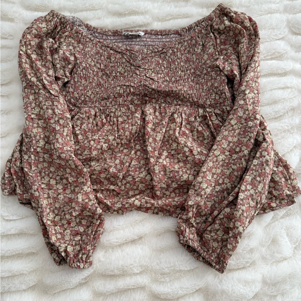 American eagle flowy floral top